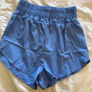 Ceil Blue Women's Elastic Waist Running Shorts